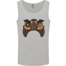 Ninja Joypad Joystick Video Games Gamer Gaming Mens Vest Tank Top Sports Grey