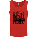 No Food Without Farmers Farming Mens Vest Tank Top Red