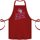 No Matter the Gender New Baby Pregnancy Pregnant Cotton Apron 100% Organic Maroon