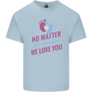 No Matter the Gender New Baby Pregnancy Pregnant Kids T-Shirt Childrens Light Blue