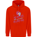 No Matter the Gender New Baby Pregnancy Pregnant Mens 80% Cotton Hoodie Bright Red