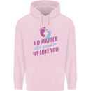 No Matter the Gender New Baby Pregnancy Pregnant Mens 80% Cotton Hoodie Light Pink