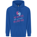 No Matter the Gender New Baby Pregnancy Pregnant Mens 80% Cotton Hoodie Royal Blue