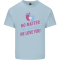 No Matter the Gender New Baby Pregnancy Pregnant Mens Cotton T-Shirt Tee Top Light Blue