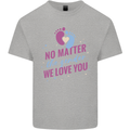 No Matter the Gender New Baby Pregnancy Pregnant Mens Cotton T-Shirt Tee Top Sports Grey