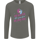 No Matter the Gender New Baby Pregnancy Pregnant Mens Long Sleeve T-Shirt Charcoal