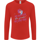 No Matter the Gender New Baby Pregnancy Pregnant Mens Long Sleeve T-Shirt Red