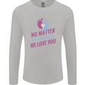 No Matter the Gender New Baby Pregnancy Pregnant Mens Long Sleeve T-Shirt Sports Grey