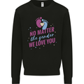 No Matter the Gender New Baby Pregnancy Pregnant Mens Sweatshirt Jumper Black
