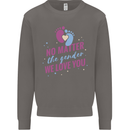 No Matter the Gender New Baby Pregnancy Pregnant Mens Sweatshirt Jumper Charcoal