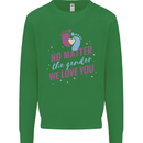 No Matter the Gender New Baby Pregnancy Pregnant Mens Sweatshirt Jumper Irish Green