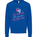 No Matter the Gender New Baby Pregnancy Pregnant Mens Sweatshirt Jumper Royal Blue