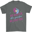 No Matter the Gender New Baby Pregnancy Pregnant Mens T-Shirt 100% Cotton Charcoal