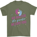 No Matter the Gender New Baby Pregnancy Pregnant Mens T-Shirt 100% Cotton Military Green