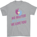 No Matter the Gender New Baby Pregnancy Pregnant Mens T-Shirt 100% Cotton Sports Grey