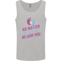 No Matter the Gender New Baby Pregnancy Pregnant Mens Vest Tank Top Sports Grey