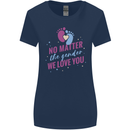 No Matter the Gender New Baby Pregnancy Pregnant Womens Wider Cut T-Shirt Navy Blue