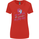 No Matter the Gender New Baby Pregnancy Pregnant Womens Wider Cut T-Shirt Red