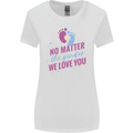No Matter the Gender New Baby Pregnancy Pregnant Womens Wider Cut T-Shirt White