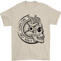 No Pain No Gain Devil Skull Gym Training Mens T-Shirt 100% Cotton Sand