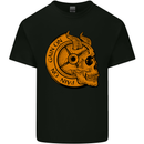 No Pain No Gain Devil Skull Training Gym Mens Cotton T-Shirt Tee Top Black