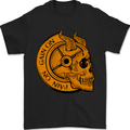 No Pain No Gain Devil Skull Training Gym Mens T-Shirt 100% Cotton Black