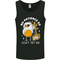 No Patience Anger Management Bird Funny Mens Vest Tank Top Black