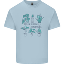 No Such Thing as Too Many Plants Funny Kids T-Shirt Childrens Light Blue