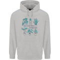 No Such Thing as Too Many Plants Funny Mens 80% Cotton Hoodie Sports Grey