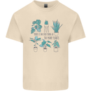 No Such Thing as Too Many Plants Funny Mens Cotton T-Shirt Tee Top Natural