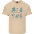 No Such Thing as Too Many Plants Funny Mens Cotton T-Shirt Tee Top Sand