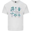 No Such Thing as Too Many Plants Funny Mens Cotton T-Shirt Tee Top White