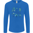 No Such Thing as Too Many Plants Funny Mens Long Sleeve T-Shirt Royal Blue