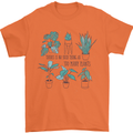 No Such Thing as Too Many Plants Funny Mens T-Shirt 100% Cotton Orange