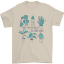 No Such Thing as Too Many Plants Funny Mens T-Shirt 100% Cotton Sand