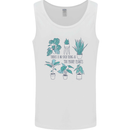 No Such Thing as Too Many Plants Funny Mens Vest Tank Top White