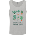 No Such Thing as Too Many Plants Gardening Mens Vest Tank Top Sports Grey