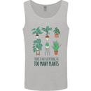 No Such Thing as Too Many Plants Gardening Mens Vest Tank Top Sports Grey