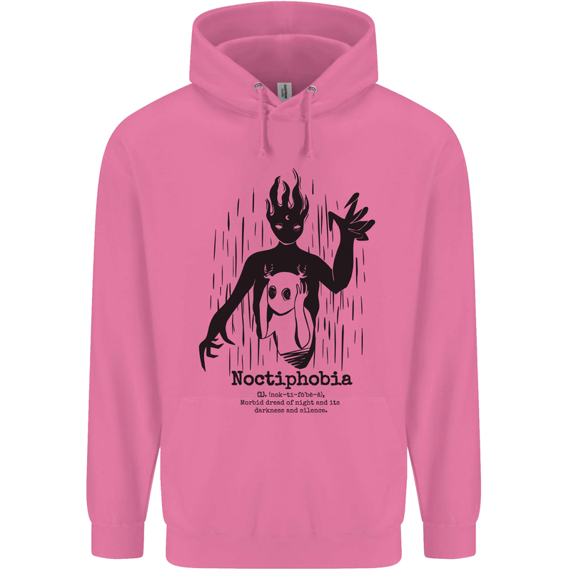 Noctiphobia Phobia of Night Halloween Childrens Kids Hoodie Azalea