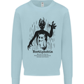 Noctiphobia Phobia of Night Halloween Kids Sweatshirt Jumper Light Blue