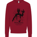 Noctiphobia Phobia of Night Halloween Kids Sweatshirt Jumper Red