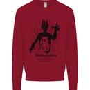 Noctiphobia Phobia of Night Halloween Kids Sweatshirt Jumper Red
