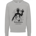 Noctiphobia Phobia of Night Halloween Kids Sweatshirt Jumper Sports Grey