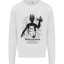 Noctiphobia Phobia of Night Halloween Kids Sweatshirt Jumper White