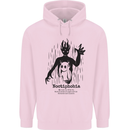 Noctiphobia Phobia of Night Halloween Mens 80% Cotton Hoodie Light Pink
