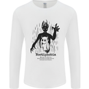 Noctiphobia Phobia of Night Halloween Mens Long Sleeve T-Shirt White