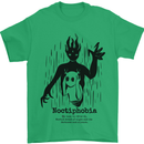 Noctiphobia Phobia of Night Halloween Mens T-Shirt 100% Cotton Irish Green