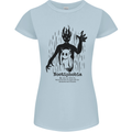 Noctiphobia Phobia of Night Halloween Womens Petite Cut T-Shirt Light Blue