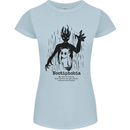 Noctiphobia Phobia of Night Halloween Womens Petite Cut T-Shirt Light Blue