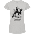 Noctiphobia Phobia of Night Halloween Womens Petite Cut T-Shirt Sports Grey